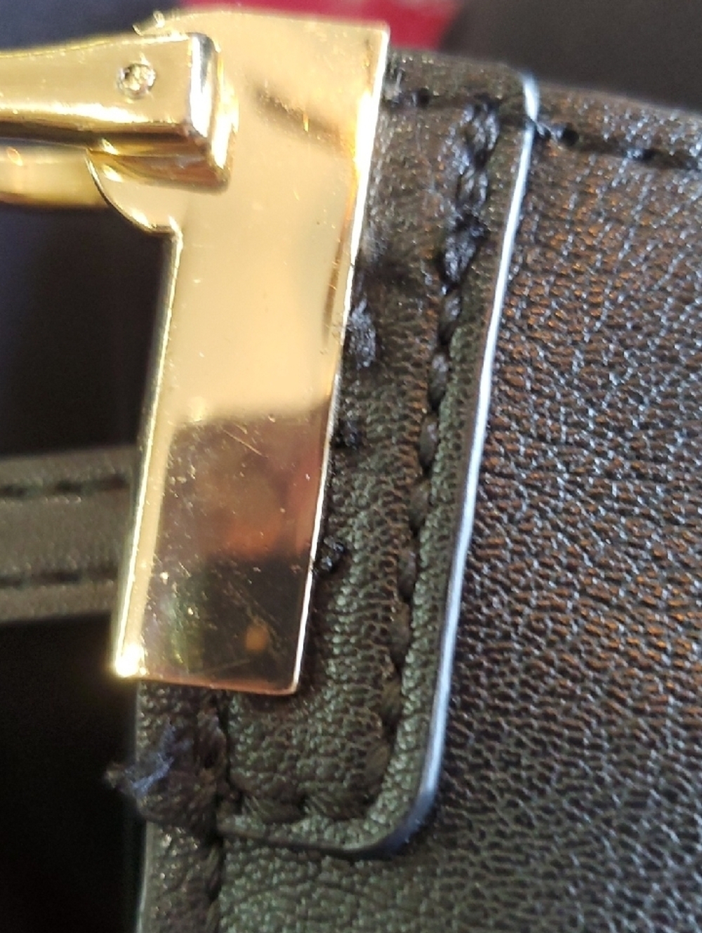Nine West Black Crossbody with Gold Chain Accent - Picture 12 of 12